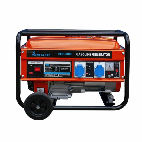 Extralink Power generator EGP-3000 petrol, 3kW 1F