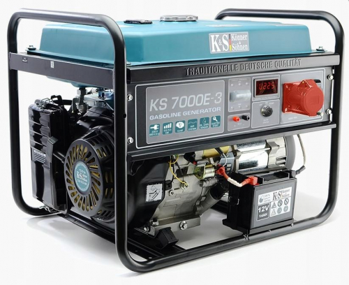 KÖNNER & SÖHNEN GASOLINE POWER GENERATOR 5,0kW 230/400V KS 7000E-3