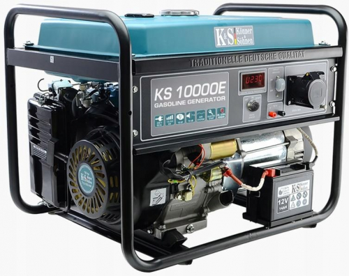 KÖNNER & SÖHNEN GASOLINE POWER GENERATOR 7.5kW 230V KS 10000E