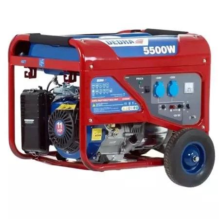 DEDRA DEGB6500K engine-generator 5000 W 25 L Petrol Red