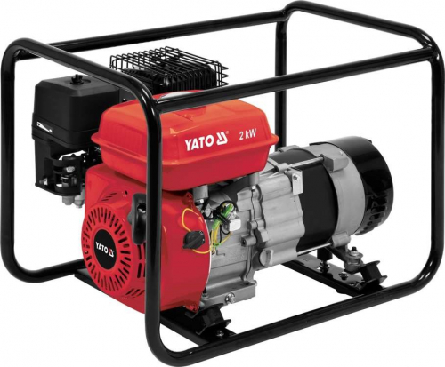 Yato YT-85451 engine-generator 2200 W 3.6 L Petrol Black, Red