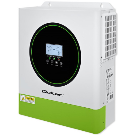 Qoltec Solar inverter Off Grid 3500W 100A 24V MPPT BMS