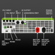 Qoltec Solar inverter Off Grid 11000W 160A 48V MPPT