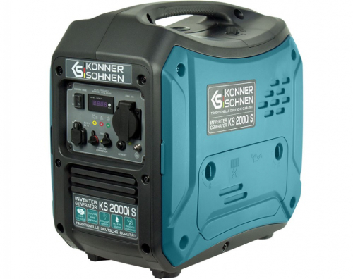 Könner & Söhnen KS 2000I S engine-generator 1.8 W 5 L Petrol Black, Turquoise