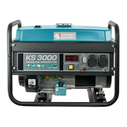 KÖNNER & SÖHNEN GASOLINE POWER GENERATOR 2.6kW 230V KS 3000