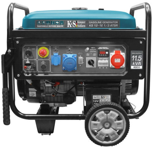 Könner & Söhnen KS 12-1E 1/3 ATSR engine-generator 8000 W 55 L Petrol Must, Teal