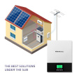 Qoltec Hybrid solar inverter Off Grid 2.4kW, 80A