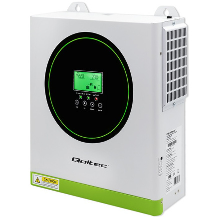Qoltec Solar Inverter Off Grid 3500W 100A 24V MPPT