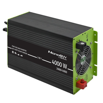 Qoltec 3in1 solar inverter with AC charging function