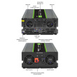 Qoltec Pure Sine Wave Inverter Monolith, 2000W, 4000W 865887
