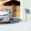 Schneider Electric EVH5A22N2S electric vehicle charging station Green, White Wall 1