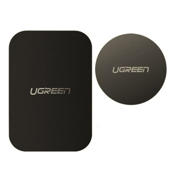 Ugreen metal plates for magnetic phone holders, 2 pcs. LP123 (black)