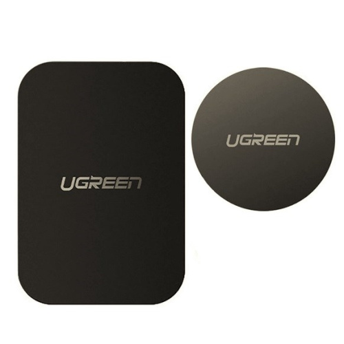 Ugreen metal plates for magnetic phone holders, 2 pcs. LP123 (black)
