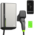 Green Cell GC EVGC021B2250 - Wallbox, 3,6 - 22 KW, 5 m, NFC Grey Aluminium Wall Built-in display LED