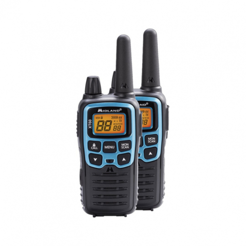 Midland XT60 two-way radio 24 channels 446.00625 - 446.0937 MHz Black, Blue