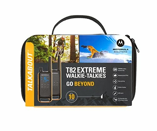 Motorola Talkabout T82 Extreme Twin Pack two-way radio 16 channels Black, Orange