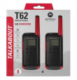 Motorola T62 PMR 446 WALKIE TALKIE BLACK-RED