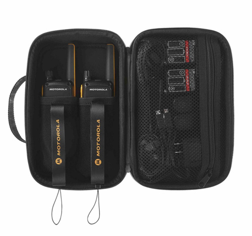 Motorola Talkabout T82 Extreme Twin Pack two-way radio 16 channels Black, Orange