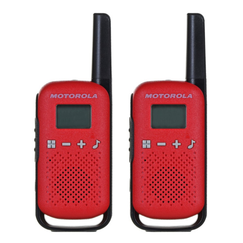 Motorola TALKABOUT T42 two-way radio 16 channels Черный,Red