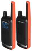 Motorola T82 Twin Pack two-way radio 16 channels Black,Orange