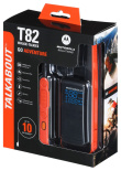 Motorola T82 Twin Pack two-way radio 16 channels Black,Orange RADMOTKRO0019