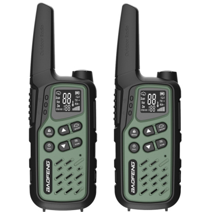 Walkie-Talkie Baofeng BF-T25E Green, 2 pieces
