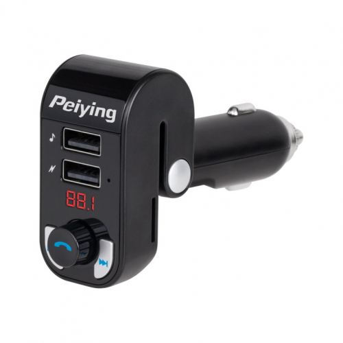 Car transmitter with Bluetooth function (2 USB sockets)