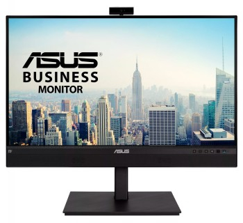 ASUS 27” 1440P VIDEO CONFERENCE MONITOR (BE27ACSBK) - QHD (2560 X 1440), IPS, BUILT-IN 2MP VEEBIKAAMERA, MIC ARRAY, SPEAKERS, EYE CARE, WALL MOUNTABLE, AI NOISE-CANCELING, USB-C, HDMI, ZOOM CERTIFIED