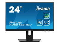 IIYAMA XUB2463HSU-B1 23.8inch ETE IPS EyeComfort/EyeSafe 2.0 FHD 100Hz 250cd/m2 3ms Speakers HDMI DP 2xUSB 3.2 15cm Heigt Adj.
