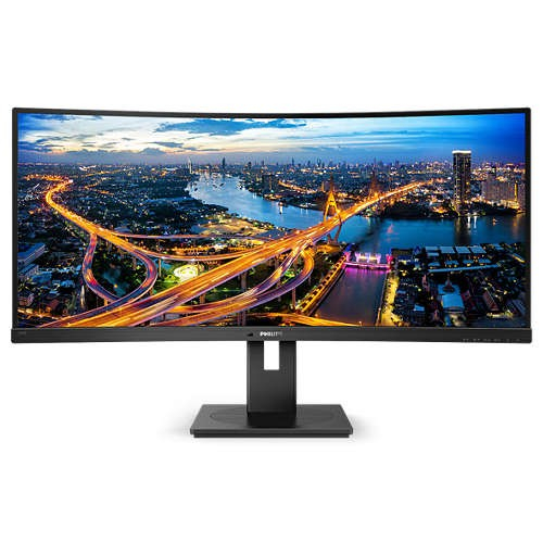 Philips Monitor 346B1C 34 inch VA Curved HDMIx2 DPx2 USB-C