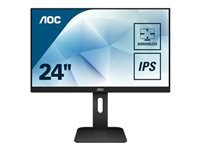 AOC X24P1 24inch display The 16:10 aspect ratio and 1920x1200 resolution sized 3-sides frameless