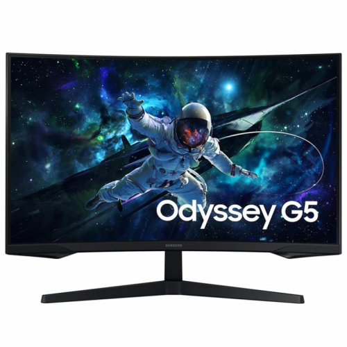 Samsung Odyssey G5 G55C, 32'', QHD, 165 Hz, LED VA, nõgus, must - Monitor / LS32CG552EUXEN