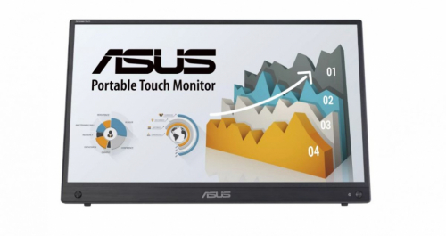 Asus Monitor ZenScreen Touch 15.6 inch MB16AHT FHD (1920 x 1080), IPS, 10-point touch, Mini-HDMI, ergo kickstand, tripod socket,