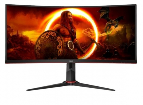 AOC Monitor curved CU34G2XP 34 inches VA 180Hz HDMIx2 DPx2