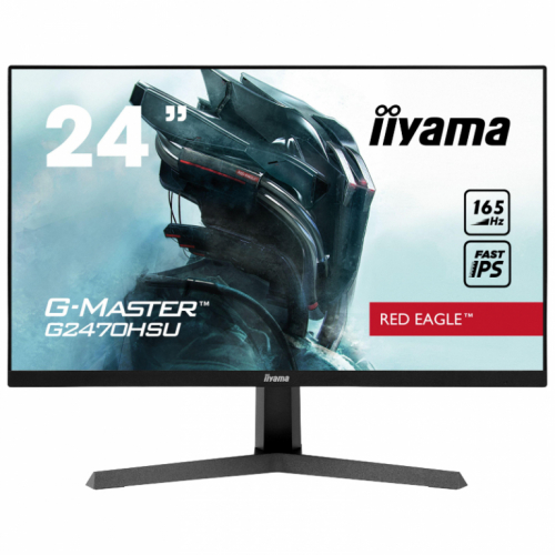 Iiyama G-Master Red Eagle, FreeSync Premium, 1920x1080@165Hz, 250cd/m², 1100:1, HDMI, DisplayPort, 0,8ms (MPRT), Speakers, USB-HUB (2x2.0), Black Tuner