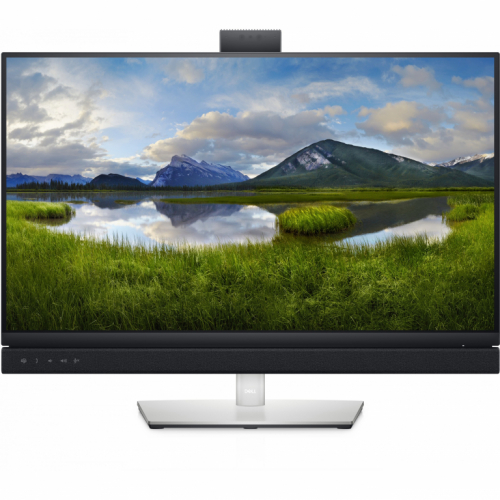 68,6cm/27'' (2560x1440) Dell C2722DE VideoConferenzMonitor 5MP-Camera 16:9 8ms USB-Hub 2xUSB-C 3xUSB-A HDMI DisplayPort VESA Pivot Speaker QHD