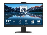 PHILIPS 276B9H/00 27inch 2560x1440 IPS Flat H/A 150 MM Pivot USB-C DISPLAY 3 SIDE FRAMELESS USB HUB SPEAKERS WEB CAM POP UP