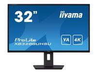 IIYAMA XB3288UHSU-B5 32inch VA 3840x2160 UHD 300cd/m2 3ms FreeSync Speakers DisplayPort 2xHDMI 2xUSB 3.0 15cm Height Adj. Stand