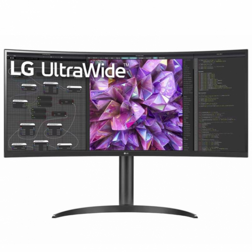 LG UltraWide WQ75C, 34'', QHD, LED IPS, USB-C, nõgus, must - Monitor / 34WQ75C-B