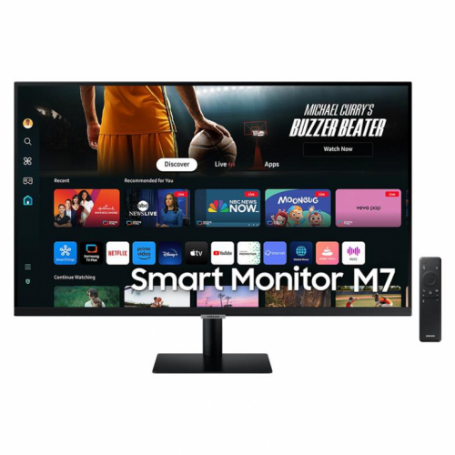 Samsung Smart Monitor M7 M70D, 43'', LED VA, UHD, USB-C, must - Monitor / LS43DM702UUXDU