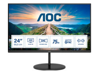 AOC Q24V4EA 60.5cm 23.8inch 3 sides frameless IPS monitor HDMI 1.4 x1 DisplayPort 1.2 x1