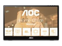 AOC 16T3EA 15.6inch IPS 1920x1080 Monitor 4ms 16.9 USB Black/Grey