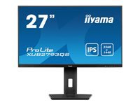 IIYAMA XUB2793QS-B6 27inch IPS QHD 100Hz FreeSync 250cd/m2 1ms HDMI DP Speakers 15cm Height Adj Stand