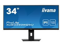 IIYAMA XUB3493WQSU-B5 34inch UW ETE IPS-panel 3440x1440 FreeSync 3000:1 400cd/m2 0.4ms MPRT HDR 2xHDMI 2xDP USB-HUB Speakers