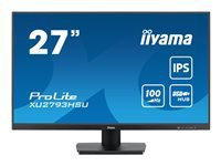 IIYAMA XU2793HSU-B6 27inch ETE IPS-panel 1920x1080 100Hz 250cd/m Speakers HDMI DisplayPort 1ms MPRT FreeSync USB-HUB