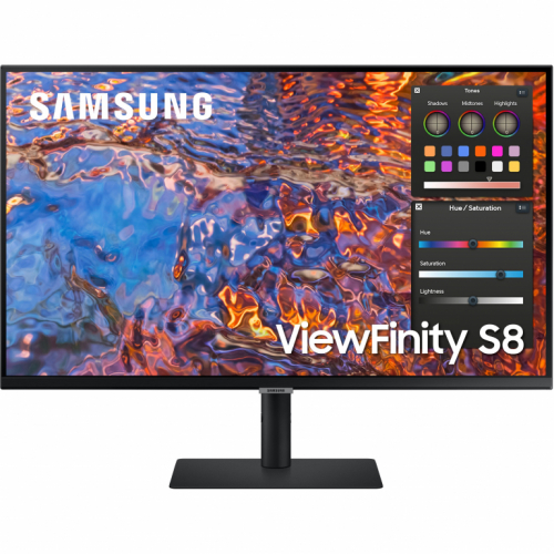 81,3cm/32'' (3840x2160) Samsung S32B800PXP ViewFinity S8 S32B800PXU 16:9 5ms IPS HDMI DisplayPort USB-C VESA Pivot 4K Black