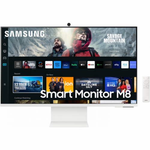 81,3cm/32'' (3840x2160) Samsung S32CM801UU M80B Series Smart 16:9 4ms MicroHDMI USB-C VESA Speaker 4K White