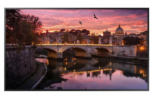 Samsung Monitor professional QB85R-B 85 inch glossy 16h/7 350(cd/m2) 3840x2160 (UHD) S6 Player (Tizen 4.0) Wi-Fi 3 years On-Site (LH85QBRBDGCXEN)