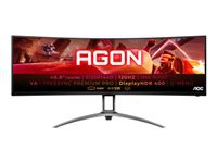 AOC AG493UCX2 49inch Curved VA 32:9 DQHD 5120x1440 165Hz 550 cd/m2 1ms HDMI2.0x3 DP USB type C with DO USB3.2x3