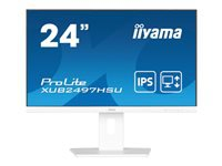 IIYAMA XUB2497HSU-W2 24inch IPS FHD 100Hz Adaptive Sync 300cd/m2 1ms HDMI DP 2xUSB 2.0 Speakers 15cm Height Adj. Stand White